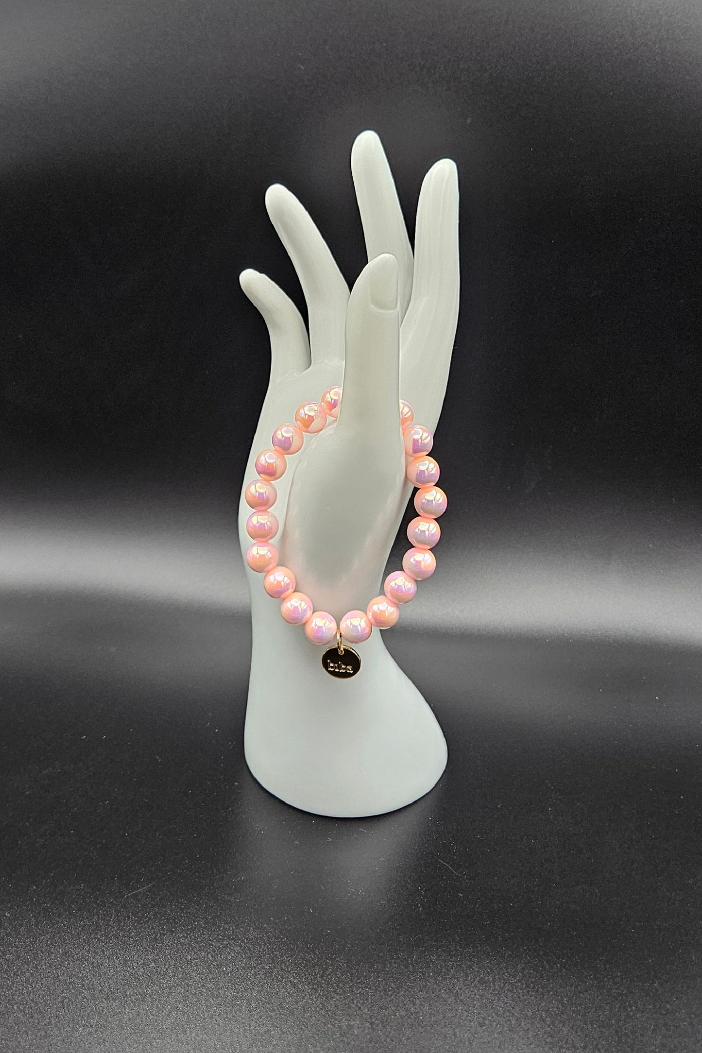 biba Traumperlen Armband rosa glänzend – Sommer-Highlight | Small