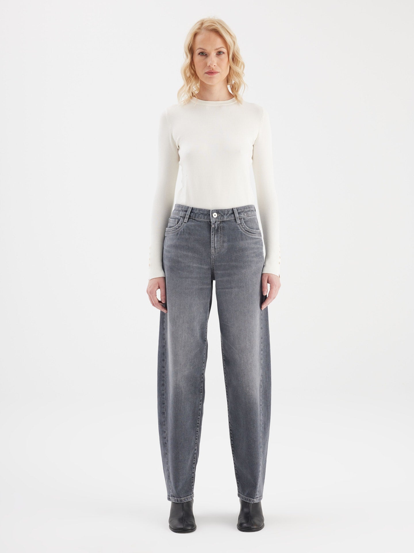 C.O.J Cup Of Joe Denim - Jeans Beth | Dark Grey Vintage
