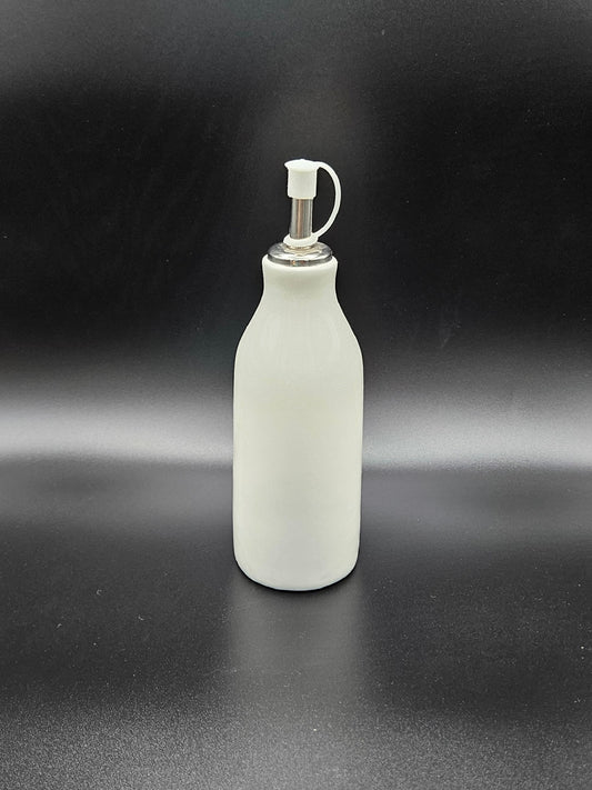 Keramik Öl-/Essig-Spender mit goldenem offenem Herz von Zusss 💛 – stilvoll servieren