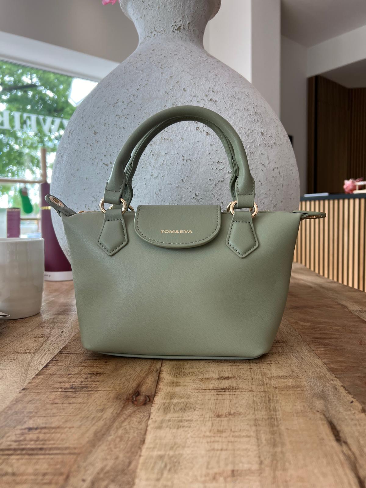TOM & EVA - Kleiner Shopper | Grün