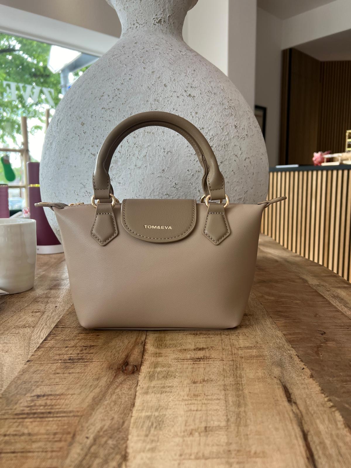 TOM & EVA - Kleiner Shopper | Beige