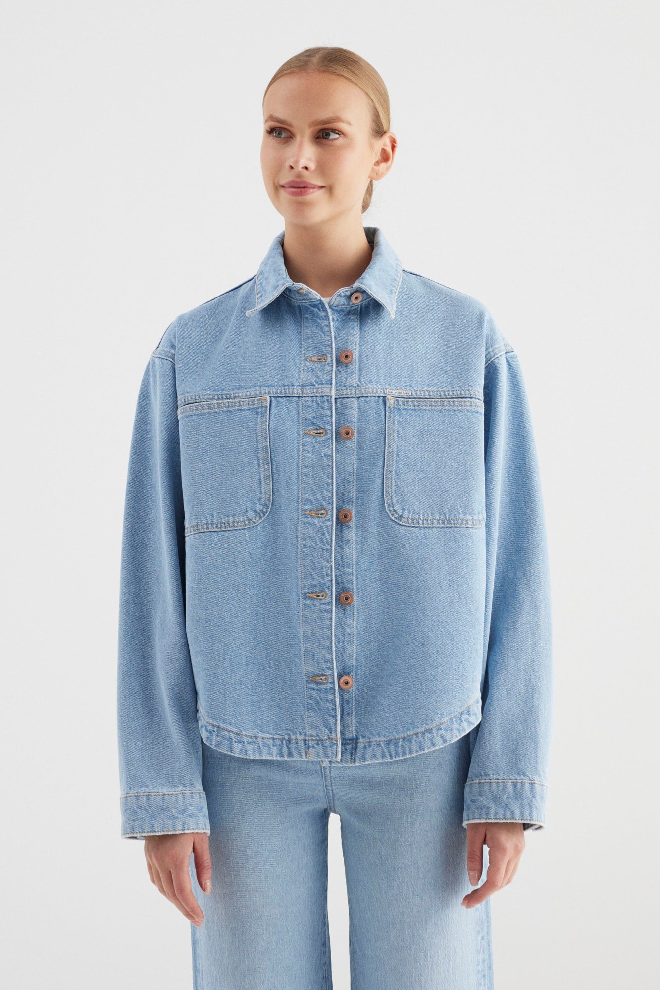 C.O.J Cup Of Joe Denim - Jeans Jacke Tamara | Light Blue