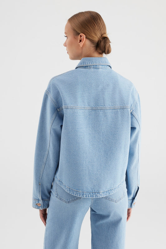 C.O.J Cup Of Joe Denim - Jeans Jacke Tamara | Light Blue