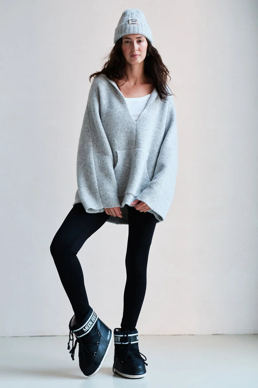 PENN & INK JUMPER | GREY MELANGE (W26C453LTD)