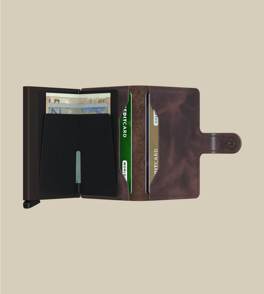 Secrid Miniwallet Vintage | Chocolate