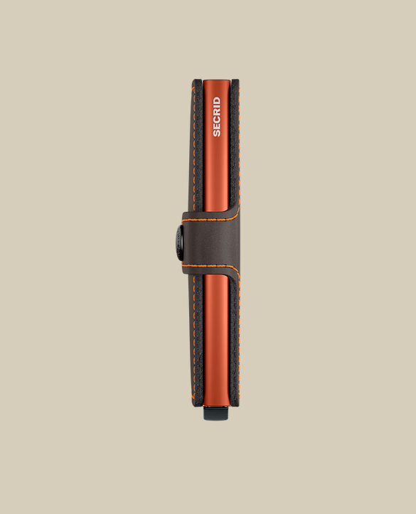 Secrid Miniwallet Matte | Truffle & Orange