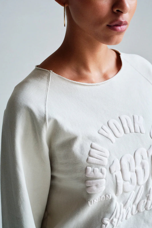 PENN & INK SWEATER PRINT | JUTE WASH (S26F1886LTD)