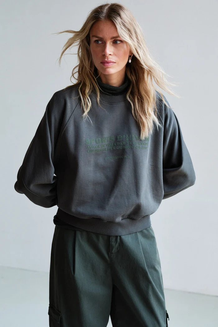 PENN & INK SWEATER PRINT | PEAT (W26T1348LTD)
