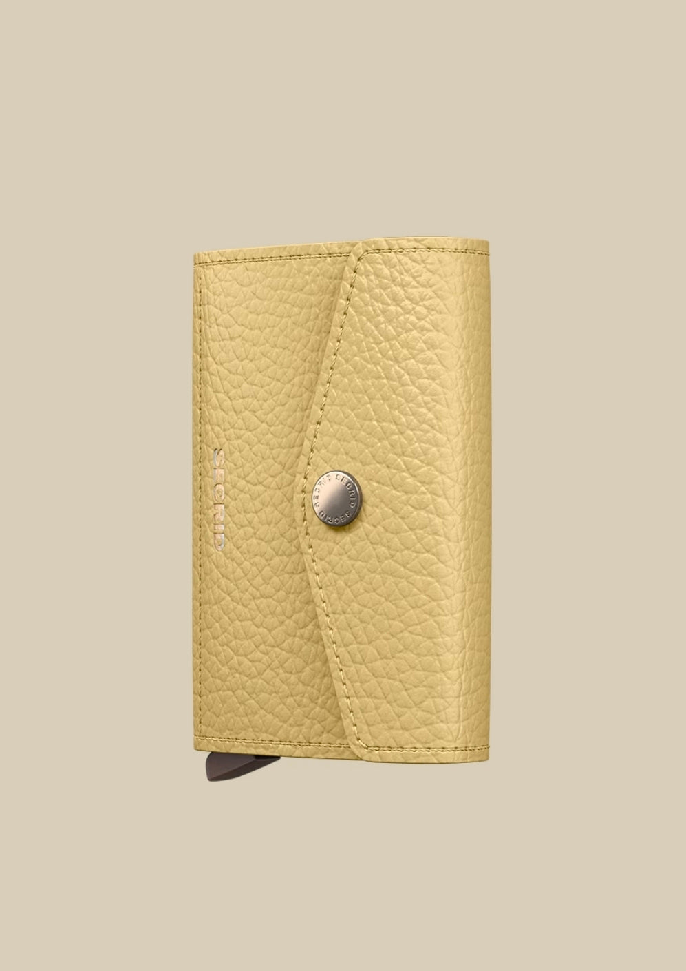 Secrid Envelope Wallet Pebble | Butter Yellow