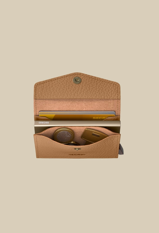 Secrid Envelope Wallet Pebble | Cappucino