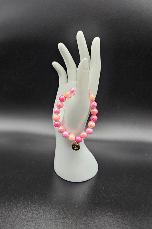 biba Traumperlen Armband Altrosa – glänzend & sommerlich | Small