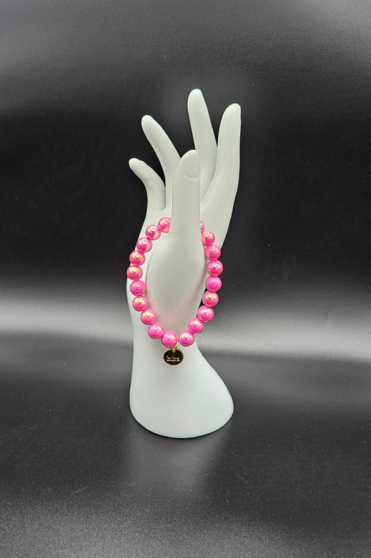 biba Traumperlen Armband lila glänzend – modernes Summer Feeling | Small