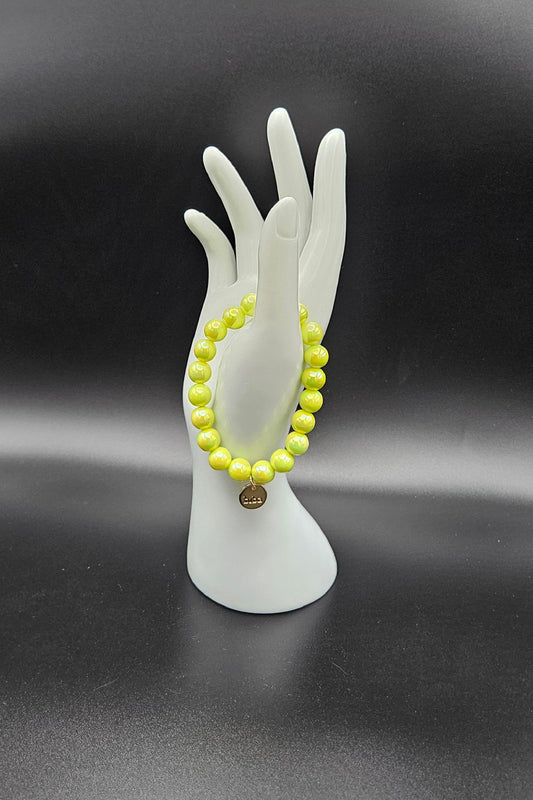 biba Traumperlen Armband Limette – frisches Grün & Sommerfeeling | Small