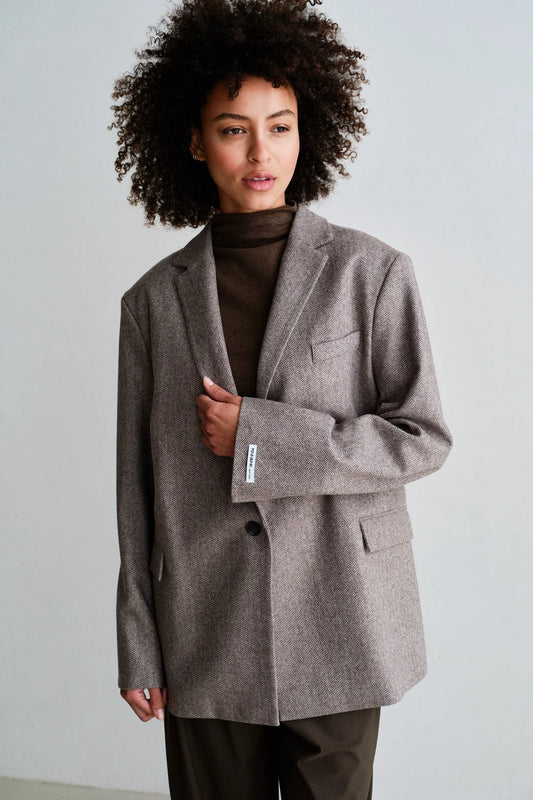 PENN & INK BLAZER | TABAC (W26N1775)