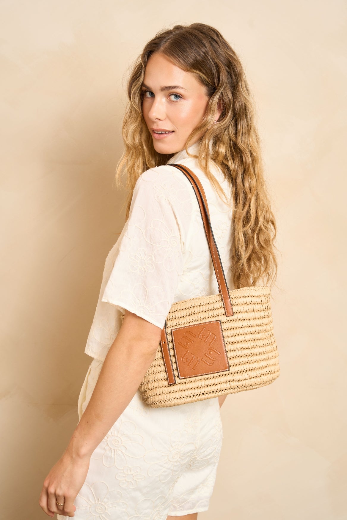 lofty manner Bag Gray | Beige
