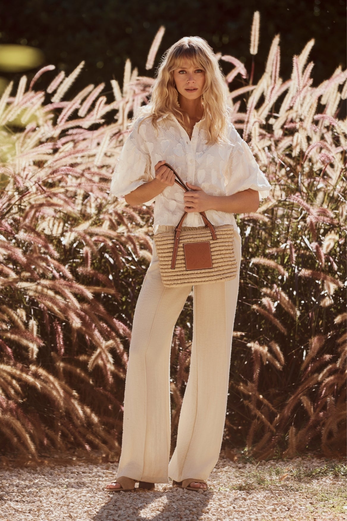 lofty manner Bag Gray | Beige