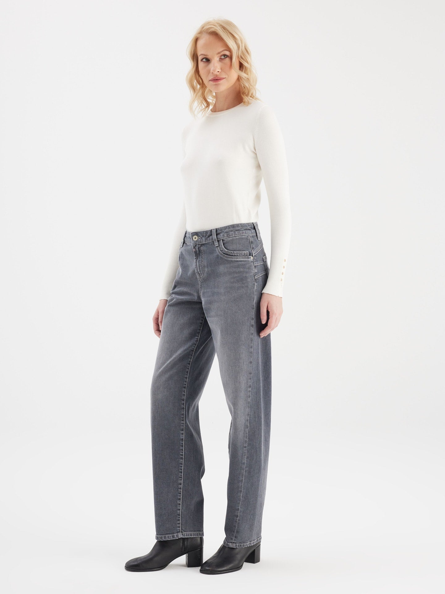 C.O.J Cup Of Joe Denim - Jeans Beth | Dark Grey Vintage