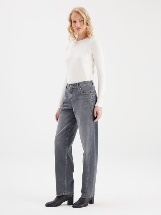 C.O.J Cup Of Joe Denim - Jeans Beth | Dark Grey Vintage