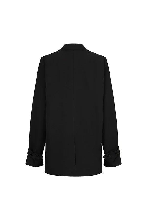 lofty manner Blazer Jadie - Strap Detail | Black
