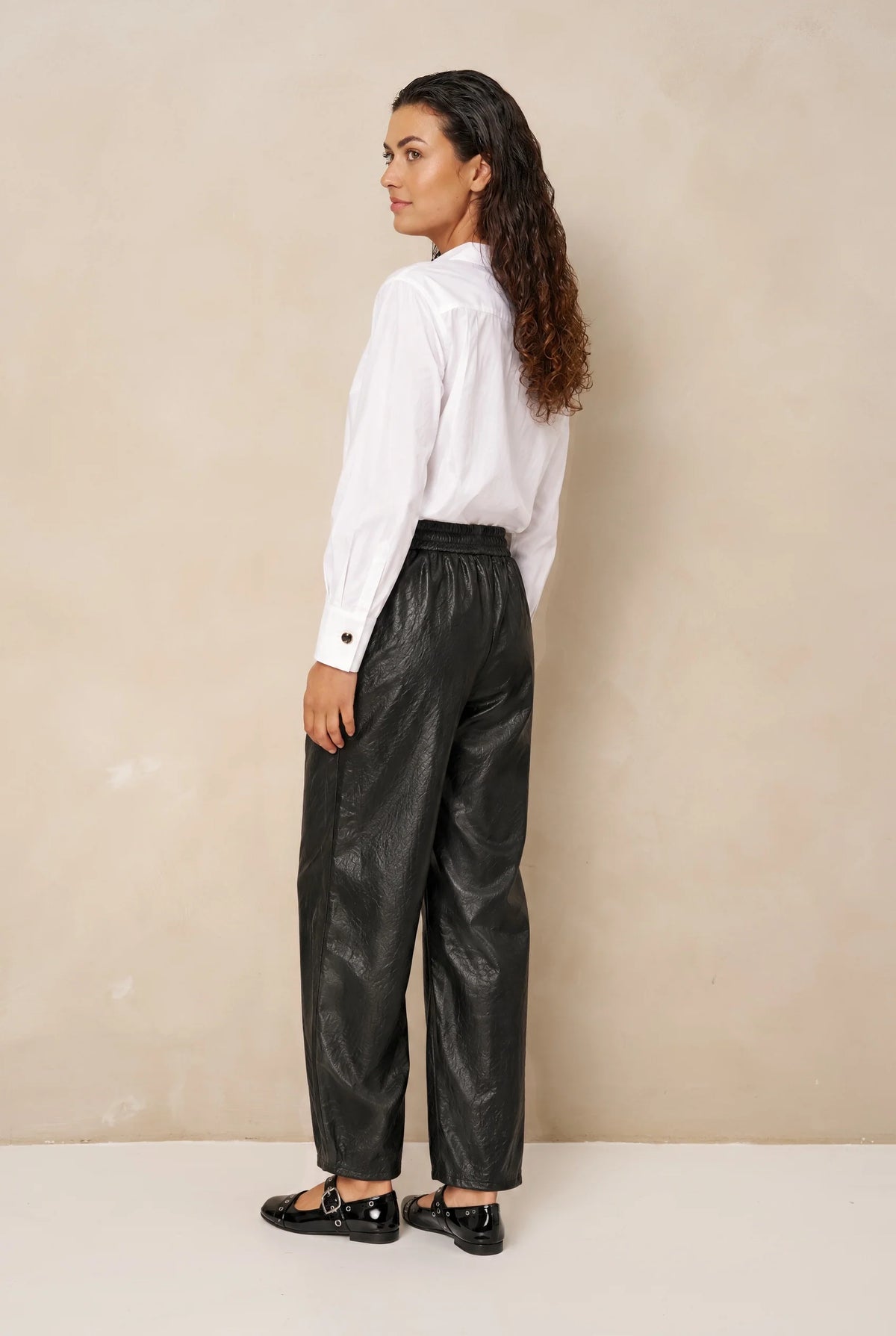 lofty manner Bluse Kila - Relaxed Poplin | White