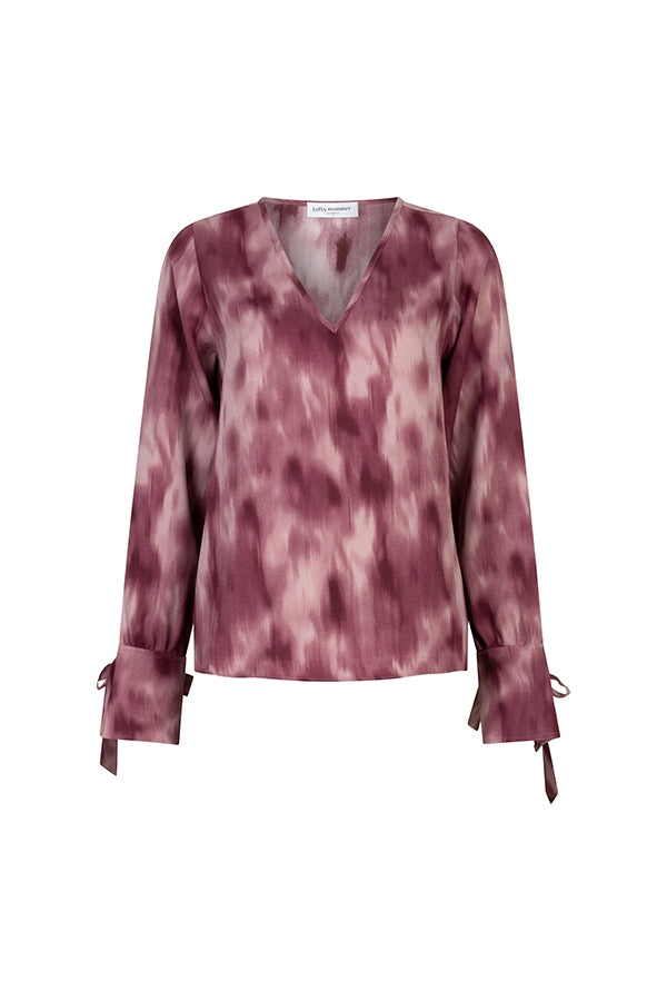 lofty manner Bluse Lora | Mauve ombre