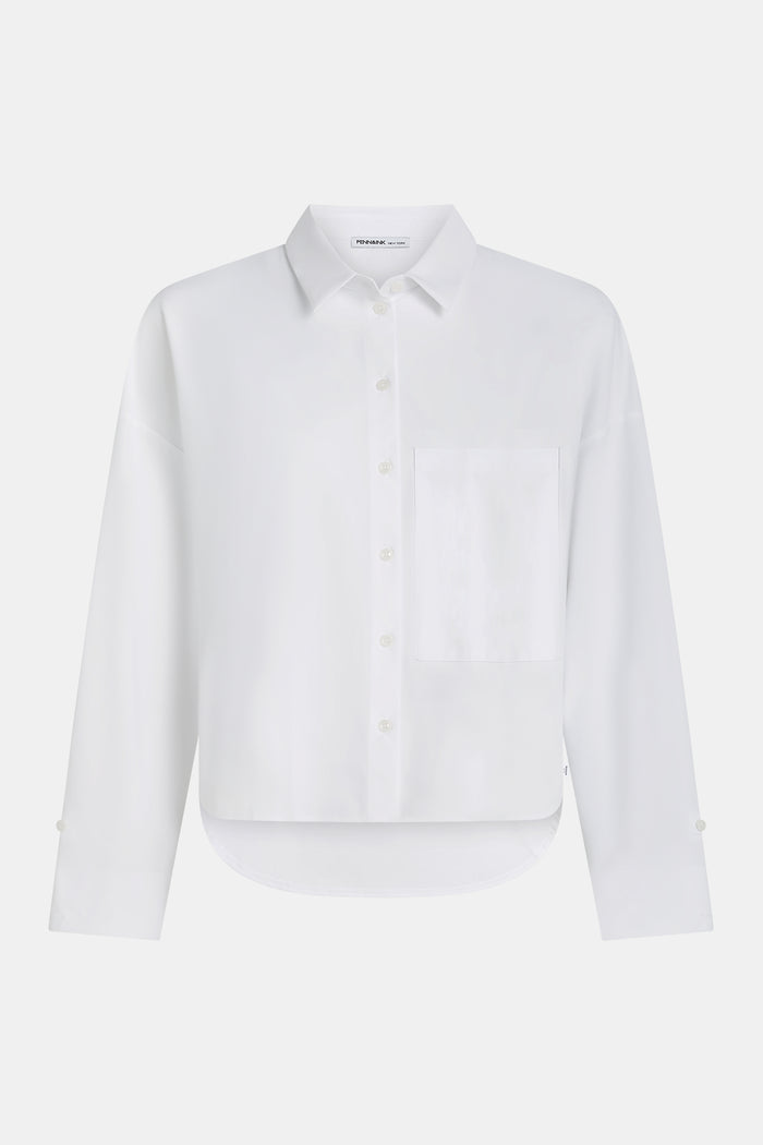 PENN & INK BLOUSE | WHITE (W26N1795LTD)