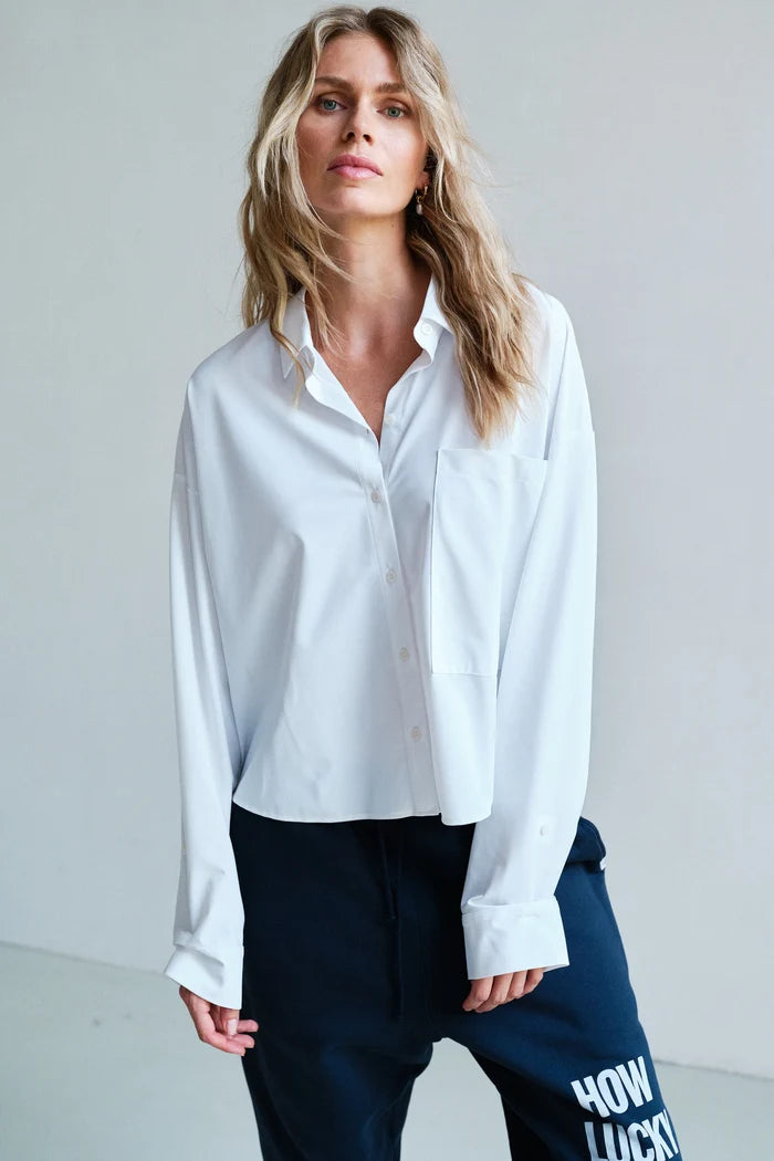 PENN & INK BLOUSE | WHITE (W26N1795LTD)