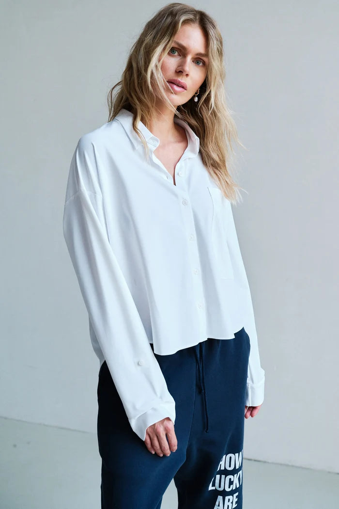 PENN & INK BLOUSE | WHITE (W26N1795LTD)