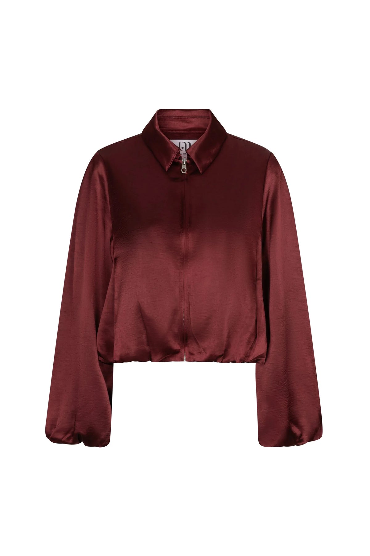lofty manner Jacket Kairi - Satin Bomber | Burgundy