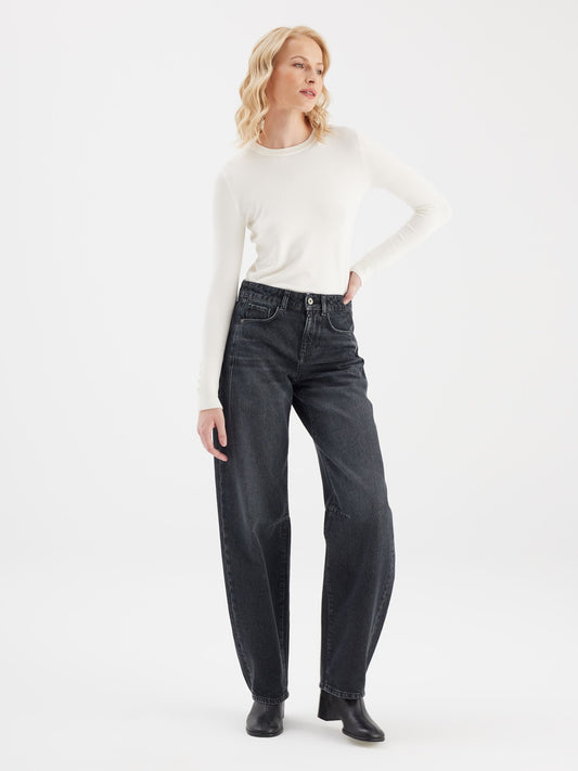 C.O.J Cup Of Joe Denim - Jeans Clara | Black Vintage