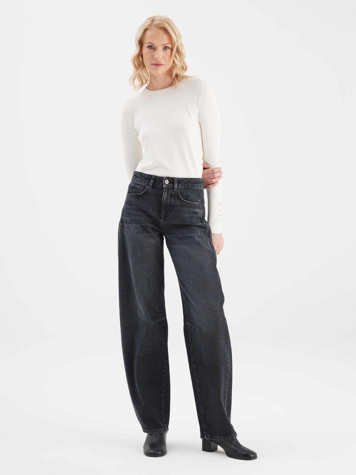 C.O.J Cup Of Joe Denim - Jeans Clara | Black Vintage