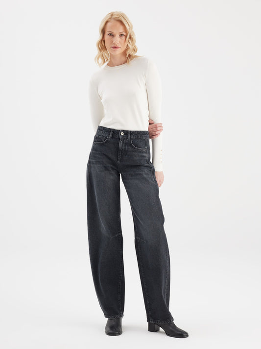 C.O.J Cup Of Joe Denim - Jeans Clara | Black Vintage