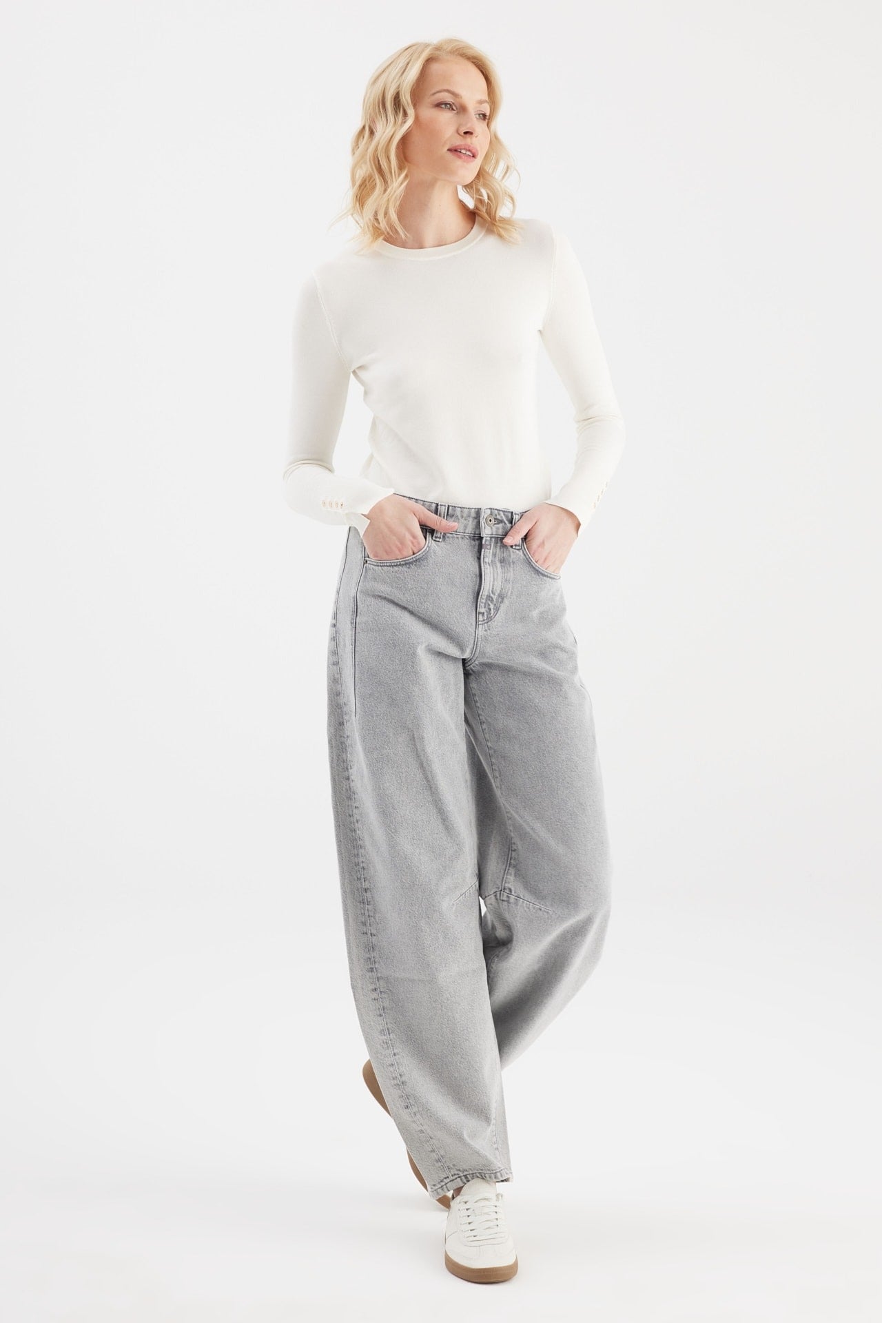 C.O.J Cup Of Joe Denim - Jeans Clara | Marble Grey