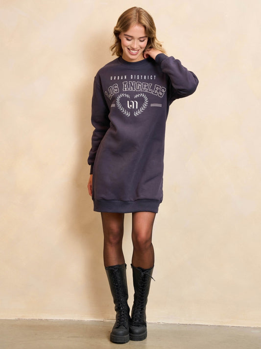 lofty manner Kleid Crissi | Dark grey