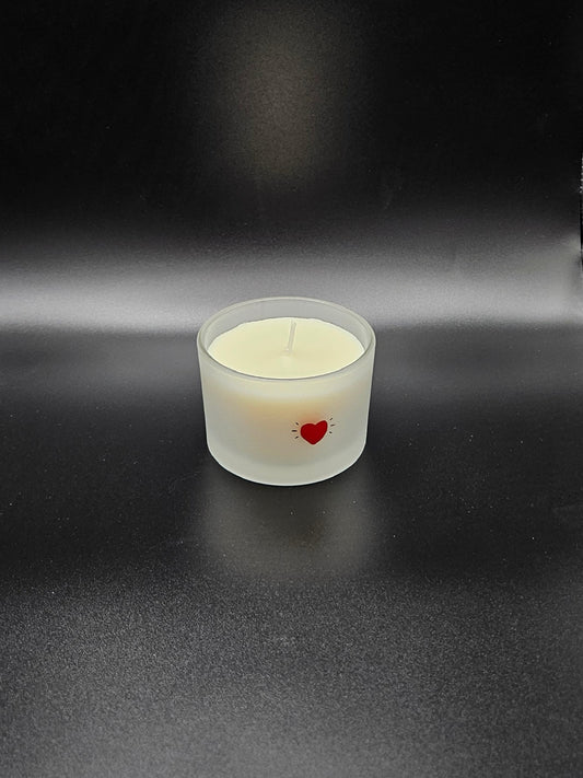 Kleine Glas-Duftkerze mit Herz von Zusss – liebevolles Dankeschön 🕯❤️