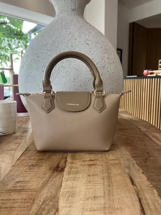 TOM & EVA - Kleiner Shopper | Beige