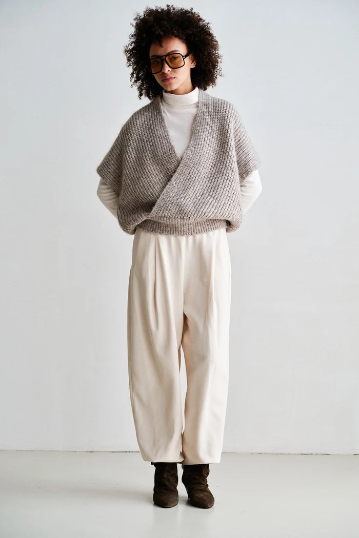 PENN & INK JUMPER | BROWN MELANGE (W26C396)