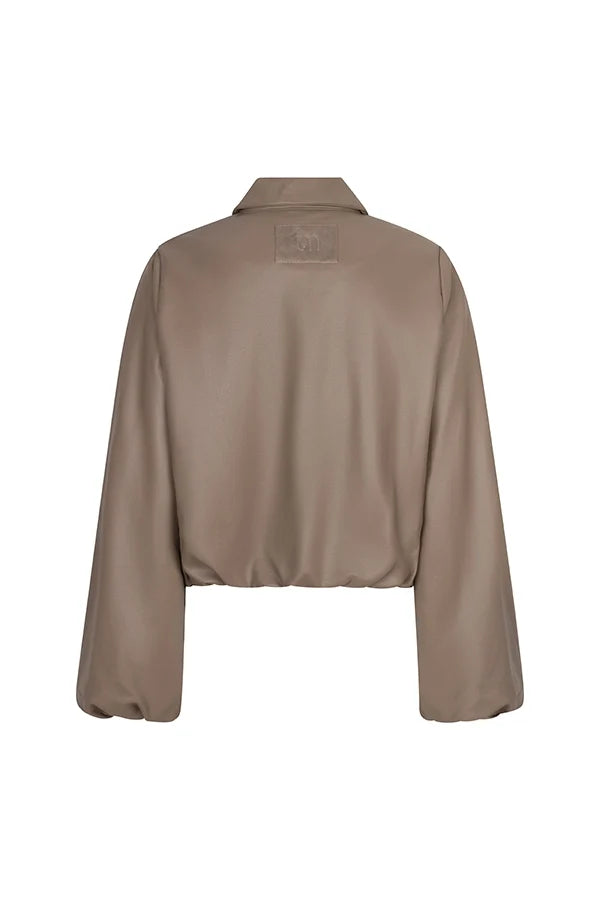 lofty manner Jacket Jillie - Cocoon PU | Taupe