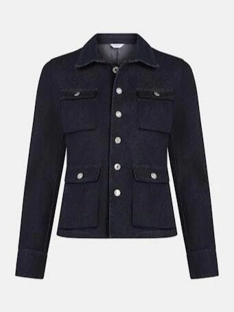 Penn & Ink N.Y JEANS JACKET (W25Z785) DARK BLUE