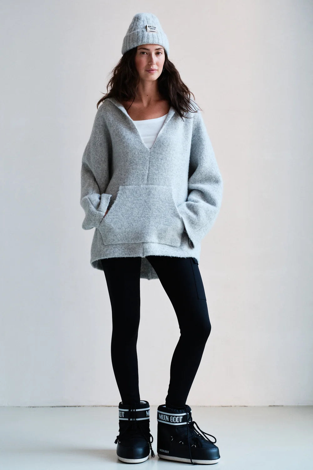 PENN & INK JUMPER | GREY MELANGE (W26C453LTD)