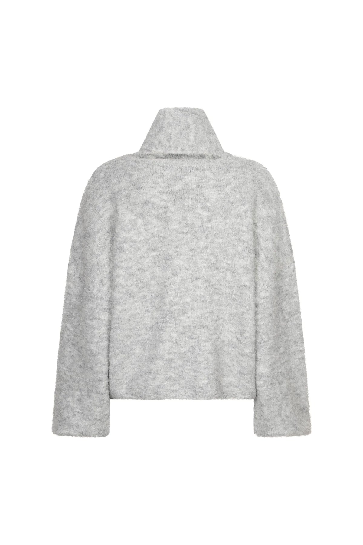 lofty manner Jumper Kira - Relaxed Knit | Light Grey Melange