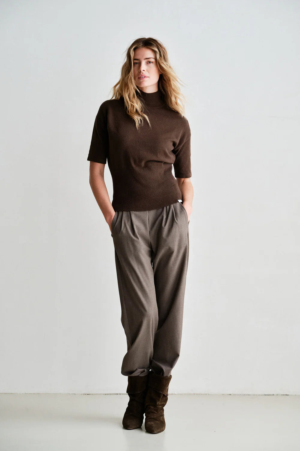 PENN & INK JUMPER | TABAC (W26B426)