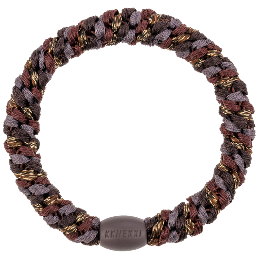 KKNEKKI® Haarband REGULAR | Mix Cedar Coffe Gillter