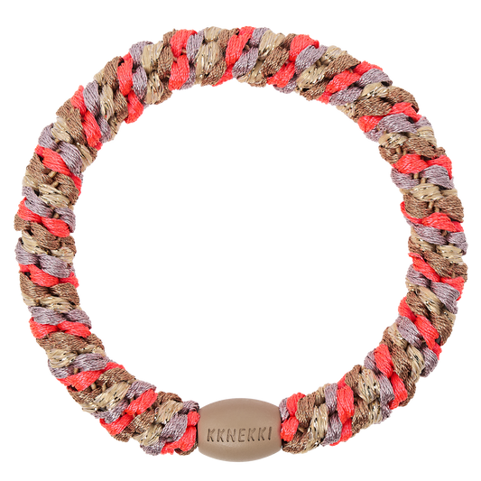KKNEKKI® Haarband REGULAR | Mix Nougat Neon Pink