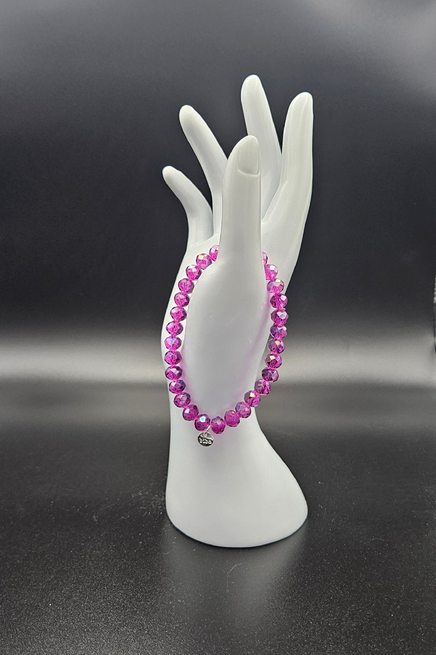 Biba Kristall Armband XL | Lila