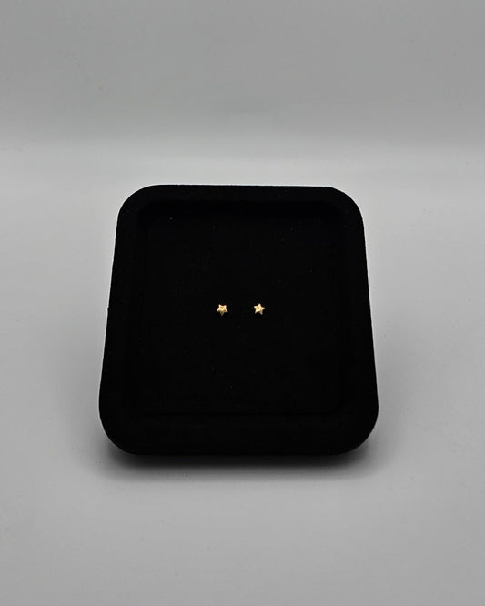 Sternchen Ohrstecker – Vergoldet Stainless Steel, zarter Modeschmuck