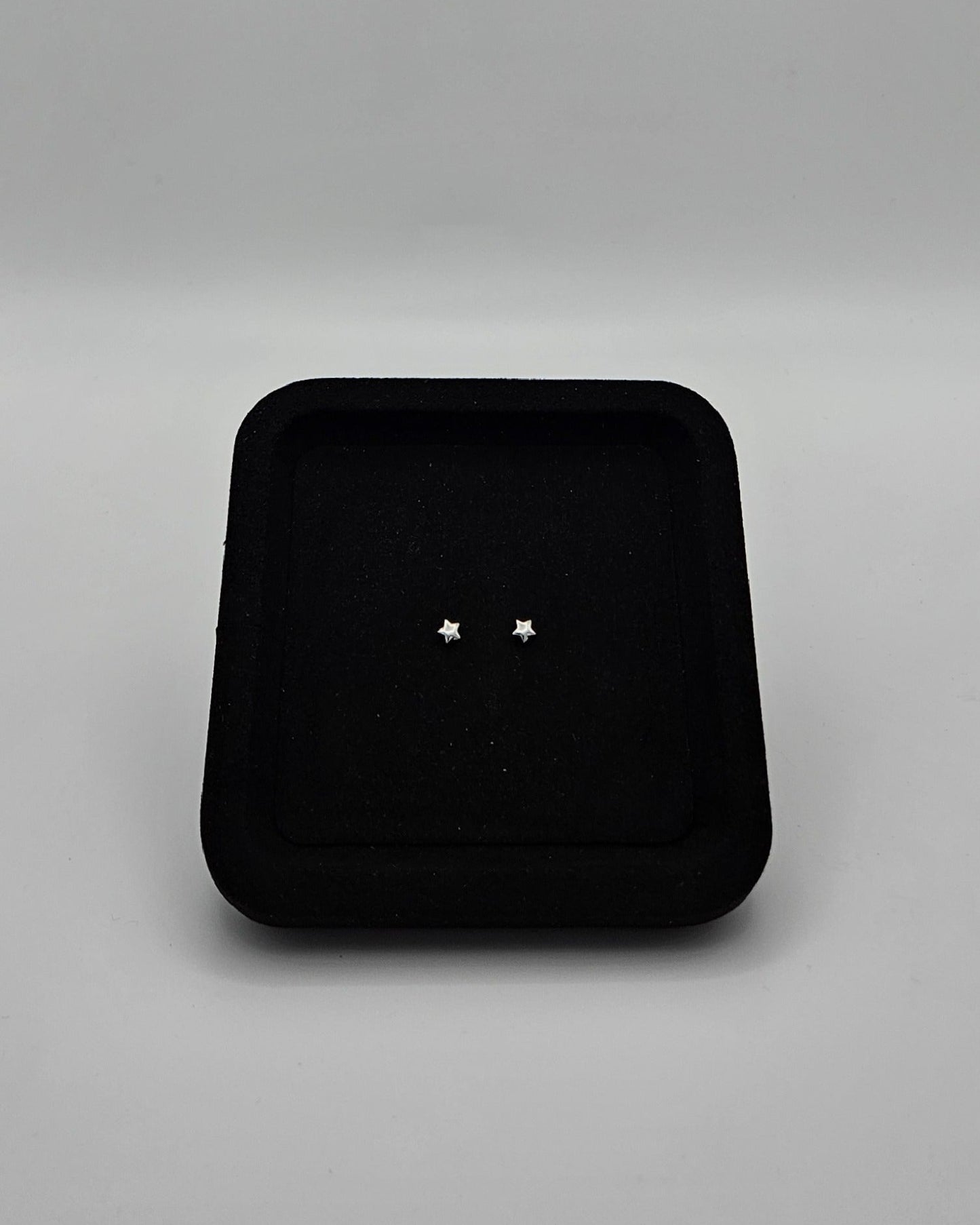 Sternchen Ohrstecker – Versilbert Stainless Steel, zarter Modeschmuck