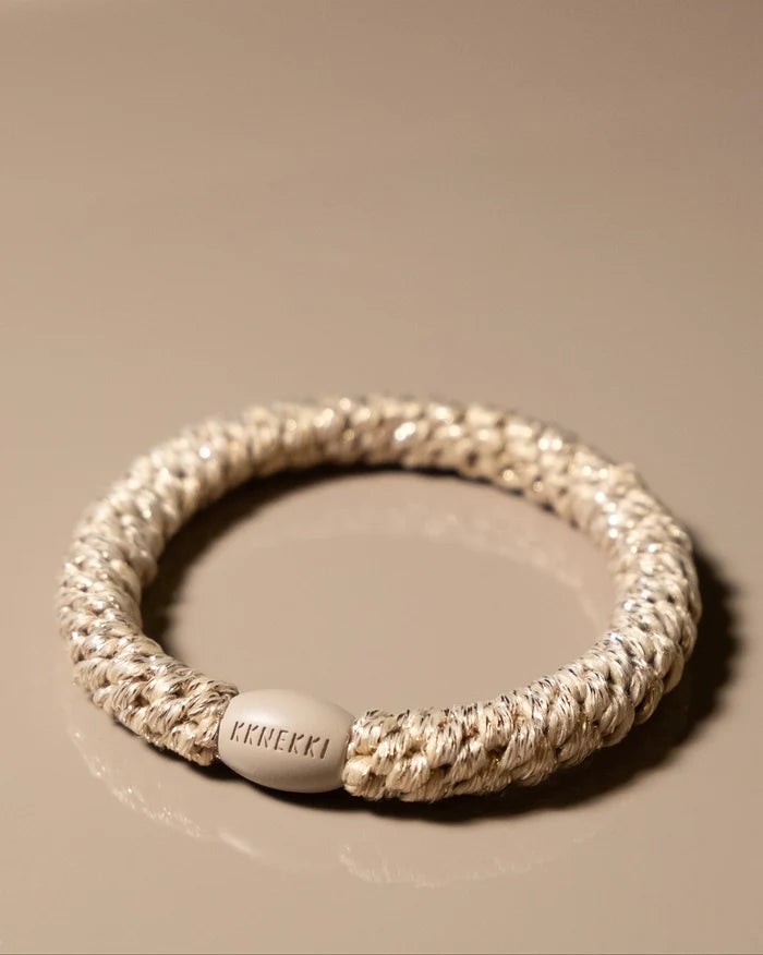 KKNEKKI® Haarband REGULAR | Beige Glitter