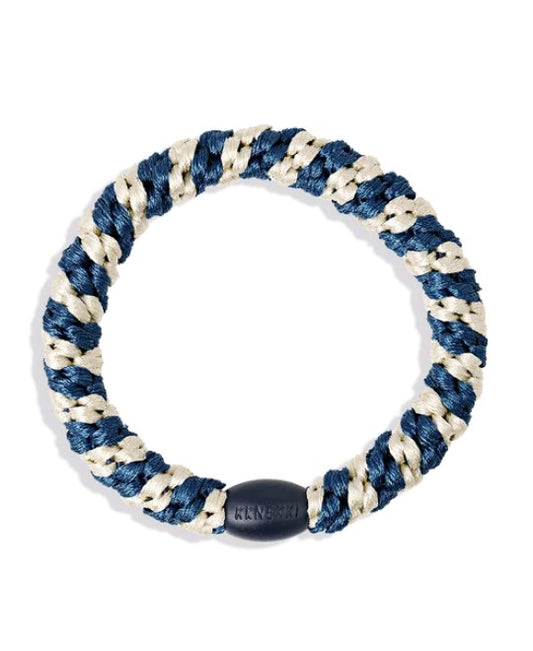 KKNEKKI® Haarband REGULAR | Indigo Ivory Stripe