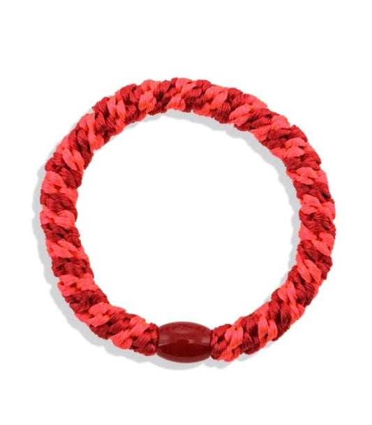 KKNEKKI® Haarband REGULAR | Red Neon Pink Stripe